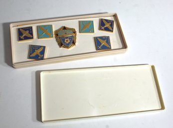 RUSSIAN MILITARY AIR-FORCE Badge Medal Pin SET, WWII 1941-45 USSR