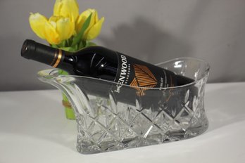 Wine Bottle Caddy/Centerpiece Lady Anne By Gorham Crystal