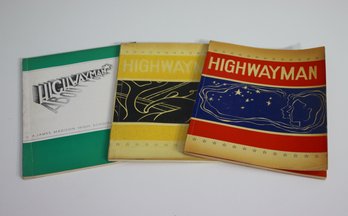 Group Lot Of Three Vintage Highwayman Issues From James Madison H.S. From 1940 & 1941