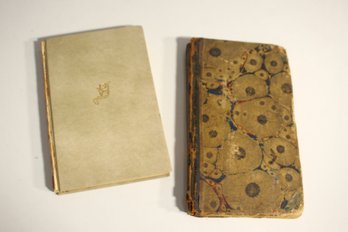 Antique Book Pair  'The Hours Of Jeanne D'vreux' (1957) & 'Aminta' By Torquato Tasso (1799)