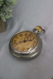 Vintage Ingersoll-style Pocket Watch Clock