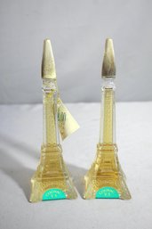 Twin Eiffel Tower Cognac V.S Bottles From Paris, 2000-(never Used )