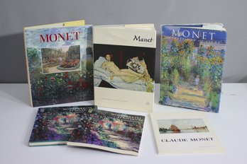Group Lot Of Art Books About Monet And Manet