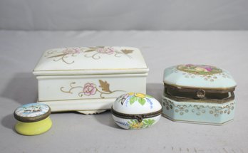 Assorted Collection Of Vintage Trinket Boxes