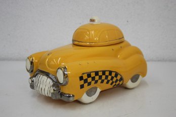 Yellow Cab Cookie Jar, Expressive Designs Made In Portugal