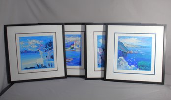 Collection Of Four Coastal Landscape Prints