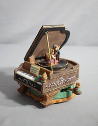 Charming Vintage Berkeley Designs Piano Music Box - Plays 'Music Of The Night'