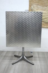 Schaffner Aluminum Square Tile Top Table