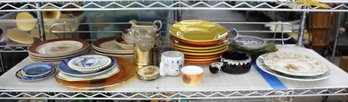 Shelf Lot Of Tableware