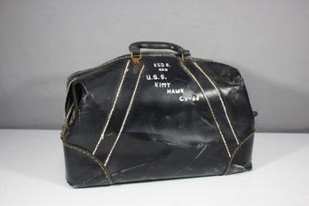 Vintage Black Medical/doctor Bag