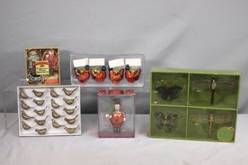 Assorted Lot Of New Christmas Ornaments