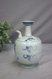 Chinese Blue And White Tea Pot -(kendi? )