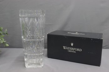 14' Tall Waterford Vase With Box