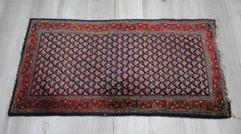 Vintage Handwoven Kilim Rug -45.5' X 25.5'