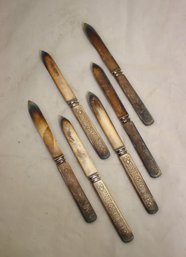 6 Vintage Fruit Knives