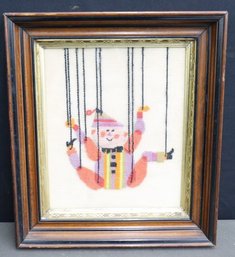 Poppet Needle Point In Victorian Frame