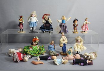 Group Lot Of Vintage Dolls