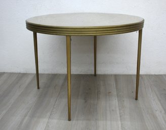 Vintage A. Fritz & Co. Round Card Table