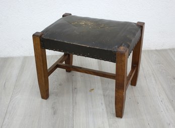 Antique Arts Crafts Foot Stool