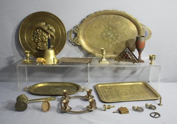 Group Lot Of Brass And Mixed Metal