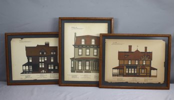 Three (3) Frame Architect Prints