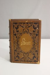 Antique First Edition Poetical Works Of Sir Walter Scott Complete And Illustrated 1854
