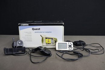 Garmin Quest Pocket Sized Navigation System With Box