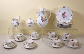 Set Of 6 Hutschenreuther Form Dresden Moritzburg Tea Set -19 Pieces