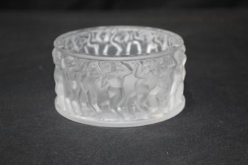 Exquisite Lalique  'Enfants' Crystal Bowl