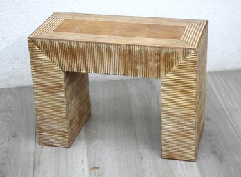 Small Carved Wooden Stand