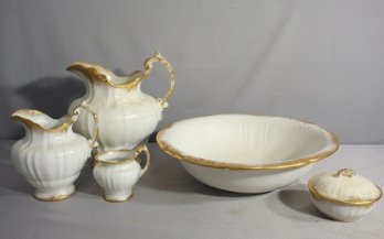 Maddock's Lamberton Works Royal Porcelain Wash Basin Set