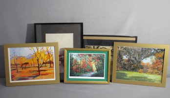 Seasonal Splendor: A Collection Of Framed Landscape Prints