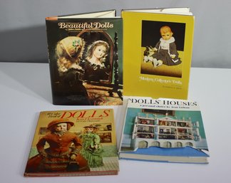 Group Lot Of 4 Collectible Doll And Doll House Books