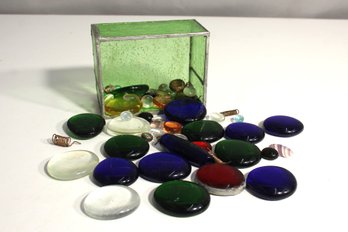 Group Lot Of Glass Stones