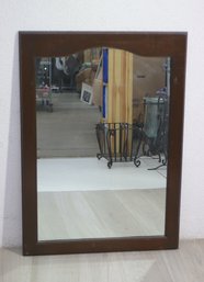 Vintage Wooden Framed Wall Mirror