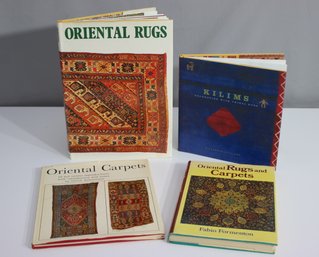Group Lot Of 4 Books On Oriental Rugs And Carpets