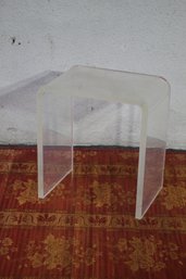 Mid Century Modern Clear Acrylic Waterfall Stand