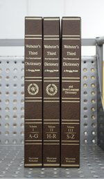 Webster's Third New International Dictionary, Three Volume Set