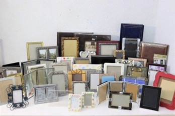 Group Lot Of Assorted Photo Frames And Albums (many New)
