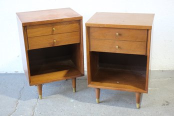 Pair Of John Stuart Mid Century Nightstands