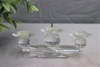 Swarovski Figurine Crystal Candle Holder