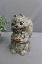 Squirrel Cookie Jar-dated 1977