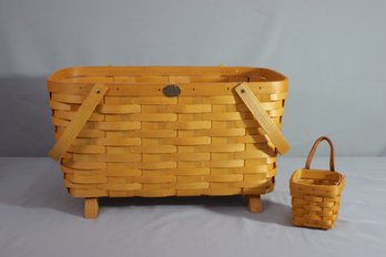 Longaberger And Petersboro Woven Baskets