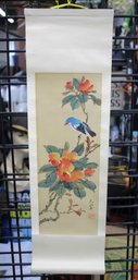 Large Chinese Or Japanese Hanging Scroll Painting.