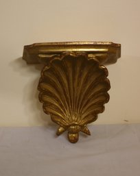 Carved Shell Wall  Shelf