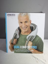 HomeMedics Dual Comfort Pro Shiatsu And Vibration Neck Massager With Box