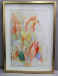 Framed Abstract Print On Canvas Wall Art  Signed