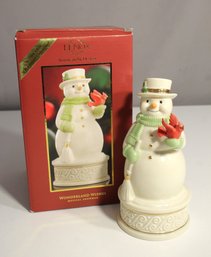 Lenox Wonderland Wishes Musical S6.5 Snowman