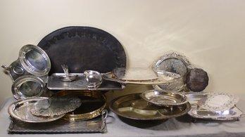 Group Lot Of Silver Plated
