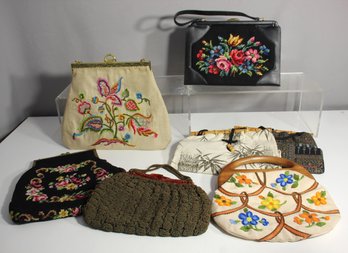 Group Lot Of Vintage Handbags